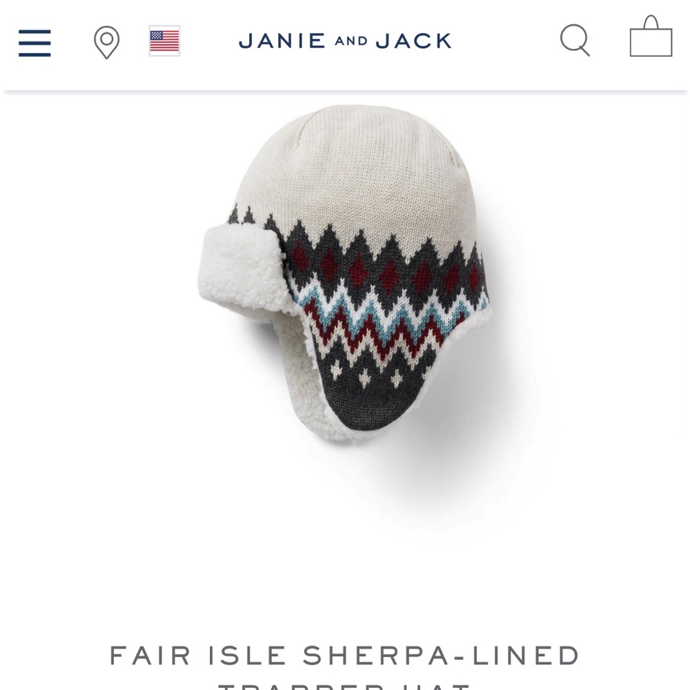ISO Janie and Jack Fair Isle Trapper Hat